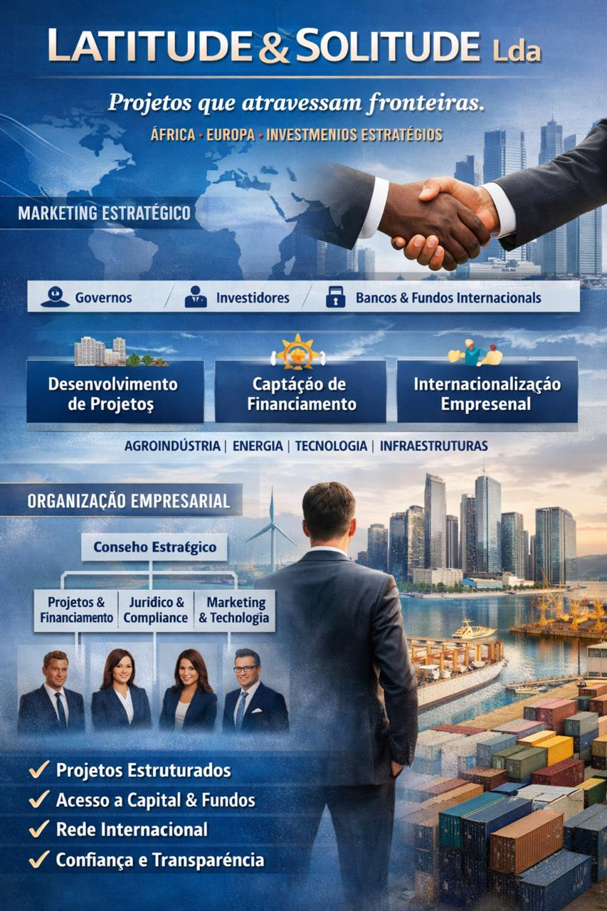 Infográfico Institucional Latitude & Solitude - Marketing Estratégico e Organização Empresarial